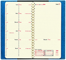 Italnote S Diary Refill Section (FRENCH) 2025